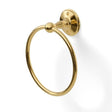 Miller Towel Rails and Rings Polished Unlaquered Brass Miller Stockholm Towel Ring