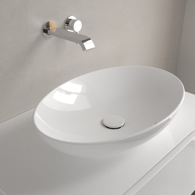 Villeroy & Boch Countertop Basin 560 x 380mm Villeroy & Boch Loop & Friends Oval Countertop Basin in White Alpin