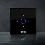 TED Concealed Shower Valve TED Cuba Single Outlet Digital Shower Valve System in Black