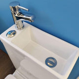 Eastbrook Combination Toilet and Sink Eastbrook Metro 2 in 1 Short Projection Close Coupled Toilet with Basin and Tap