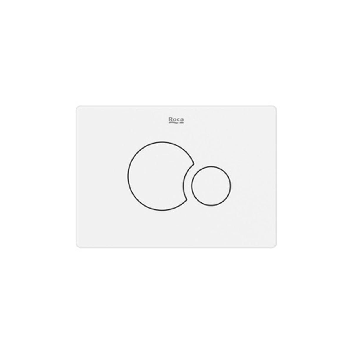 Roca Flush Plate Matt White Roca Duplo-S PS5 Flush Plate