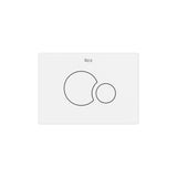 Roca Flush Plate Matt White Roca Duplo-S PS5 Flush Plate