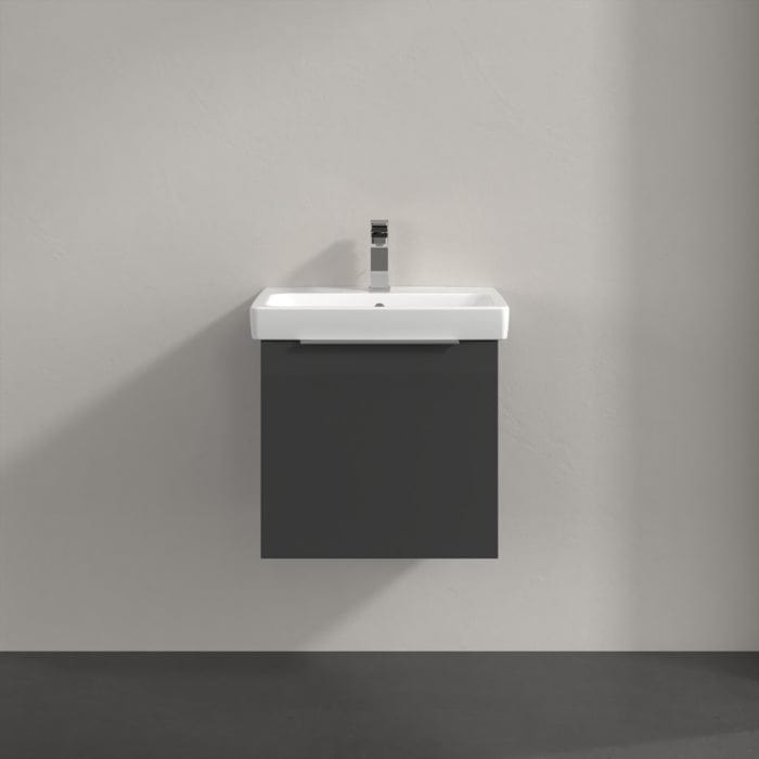 Villeroy & Boch Wall Mounted Vanity Unit Villeroy & Boch Architectura Wall Hung Vanity Unit 500mm One Drawer with Basin