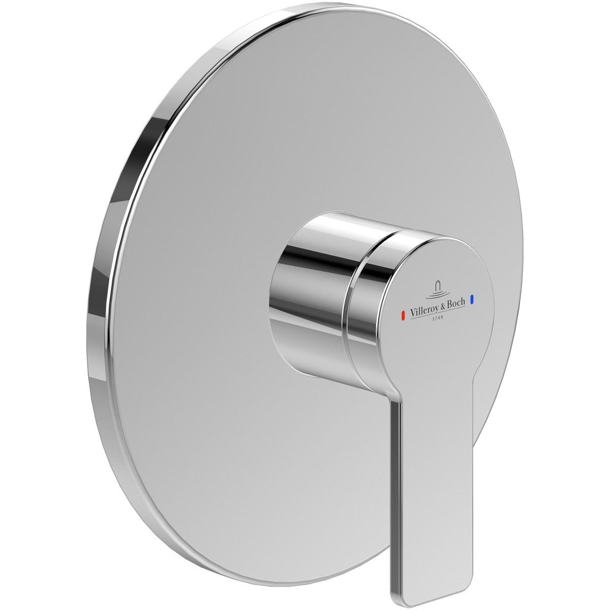 Villeroy and Boch Concealed Shower Valve Villeroy & Boch Architectura Single Outlet Trim Set in Chrome