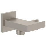 Villeroy & Boch Shower Brackets and Outlets Brushed Nickel Villeroy & Boch Universal Square Wall Outlet and Hand Shower Holder