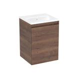 Saneux Cloakroom Vanity Unit Saneux Uni 400mm Wall Mounted One Door Vanity Unit with Basin