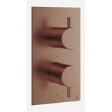 Crosswater Concealed Shower Valve Crosswater MPRO 2 Outlet, 2 Handle Portrait Concealed Thermostatic Shower Valve (Shower/Handset)