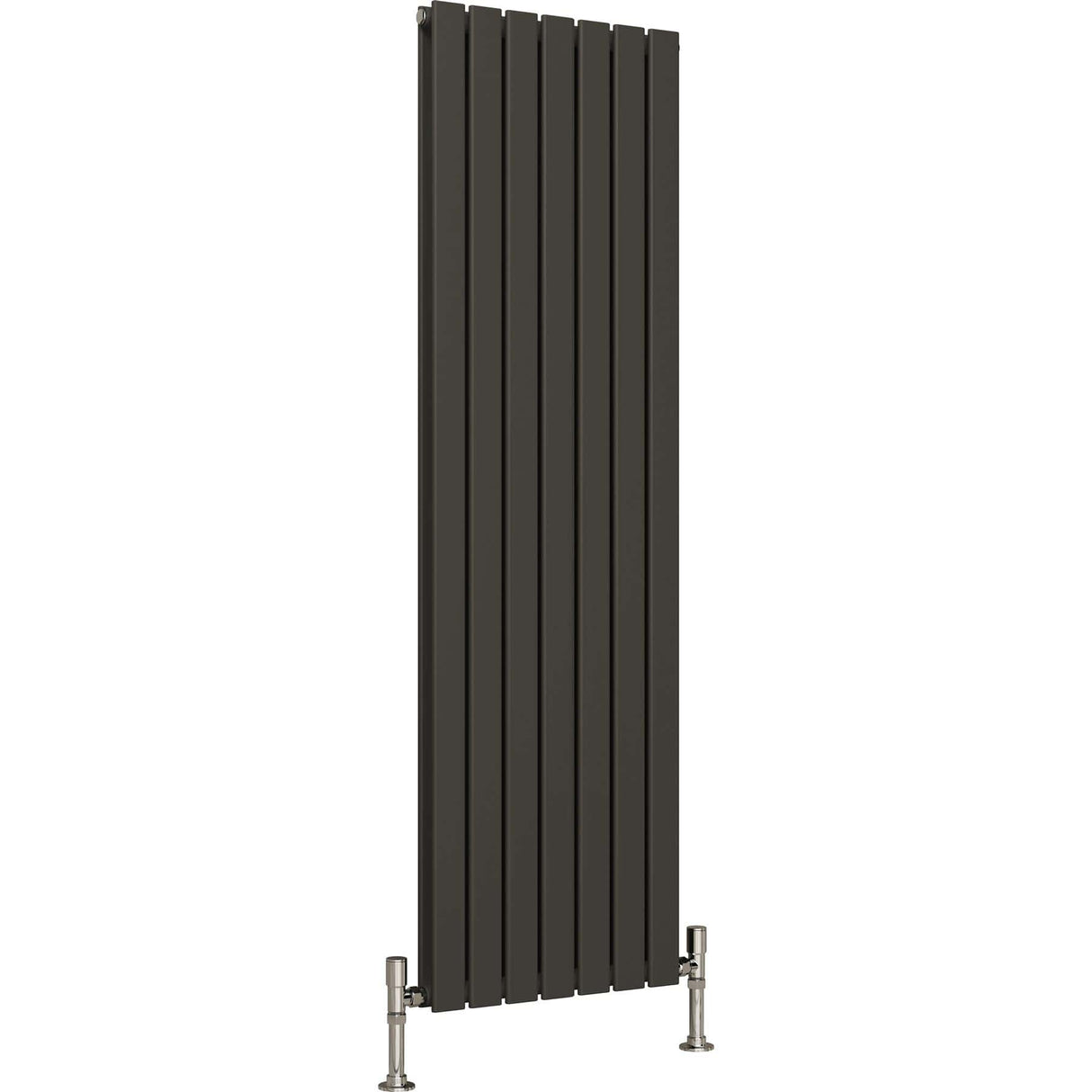 Aquarius Bathrooms Panel Radiator 1600 x490mm / Anthracite Aquarius Flat Double Vertical Panel Radiator