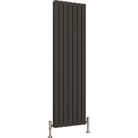 Aquarius Bathrooms Panel Radiator 1600 x490mm / Anthracite Aquarius Flat Double Vertical Panel Radiator