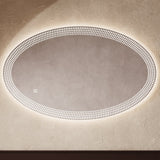 Crosswater Illuminated Mirror 900mm Crosswater Canvass LED Illuminated Round Mirror