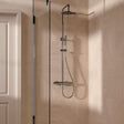 Crosswater Exposed Shower Set Brushed Stainless Steel Crosswater Central Thermostatic Multifunction Shower Kit