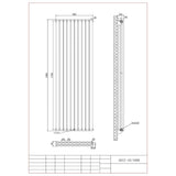 Aquarius Athens Double Vertical Column Radiator