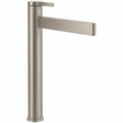 Villeroy & Boch Tall Basin Tap Brushed Nickel Villeroy & Boch Dawn Slim Tall Single-Lever Basin Mixer Tap
