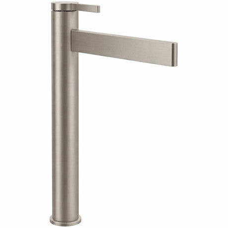 Villeroy & Boch Tall Basin Tap Brushed Nickel Villeroy & Boch Dawn Slim Tall Single-Lever Basin Mixer Tap