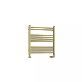 Eastbrook Ladder Rails Eastbrook Wendover Straight Vertical Heated Towel Rail - 600 x 600 - Brushed Brass - Central Heating - 41.0700
