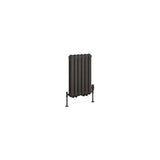 Eastbrook Column Radiator Eastbrook Rubano Straight Horizontal Traditional Column Radiator in Matt Anthracite