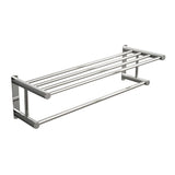 Miller Towel Rails and Rings Miller Classic Towel Rack with Towel Rail in Chrome