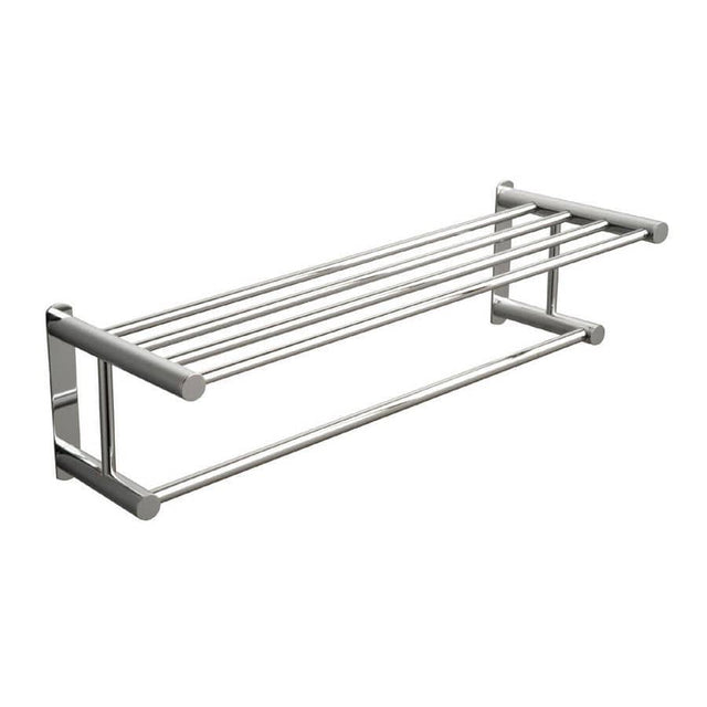 Miller Towel Rails and Rings Miller Classic Towel Rack with Towel Rail in Chrome