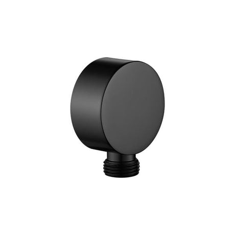 Flova Shower Brackets and Outlets Matt Black Flova Levo Round Wall Outlet Elbow