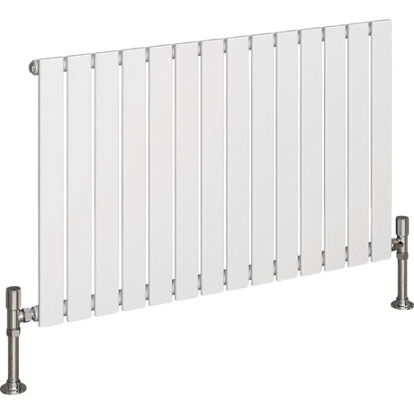 Aquarius Bathrooms Panel Radiator 600 x980mm / White Aquarius Flat Panel Single Horizontal Radiator