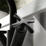 Aquarius Bathrooms Mono Basin Tap Aquarius Clarion Crosshandle Mono Basin Mixer Tap with Push Button Waste