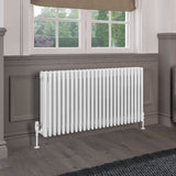 Eastbrook Rivassa Traditional 4 Column Radiator in Gloss White