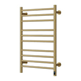 Reina Designer Towel Radiator 800 x 500mm / Brushed Brass Reina Arnage Dry Electric Designer Towel Radiator