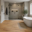 Aquarius Bathrooms Click Flooring Aquarius Catania Vinyl Wood Click Flooring in Warm Oak | 100% Waterproof | SPC Rigid Core | Built-In Underlay