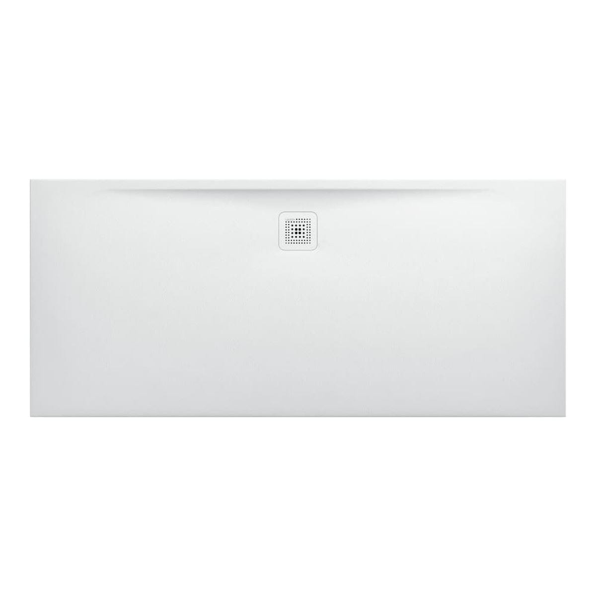 Laufen 1800 x 800mm / Drain on Long Side Laufen Marbond PRO Rectangular Tray with Waste in White