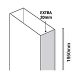 Merlyn Extension Profile Merlyn Series 10 Extension Profile for Sliding Doors