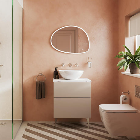 Crosswater Illuminated Mirror 500 x 700mm Crosswater Mada LED Illuminated Mirror