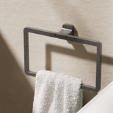 Crosswater Towel Rails and Rings Slate Crosswater Rotar Towel Ring