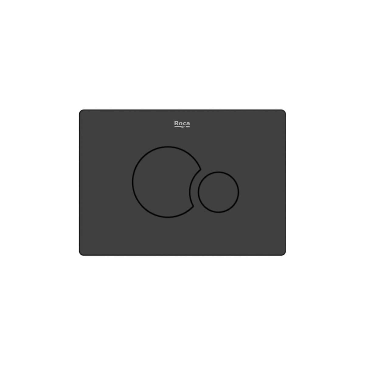 Roca Flush Plate Matt Black Roca Duplo-S PS5 Flush Plate