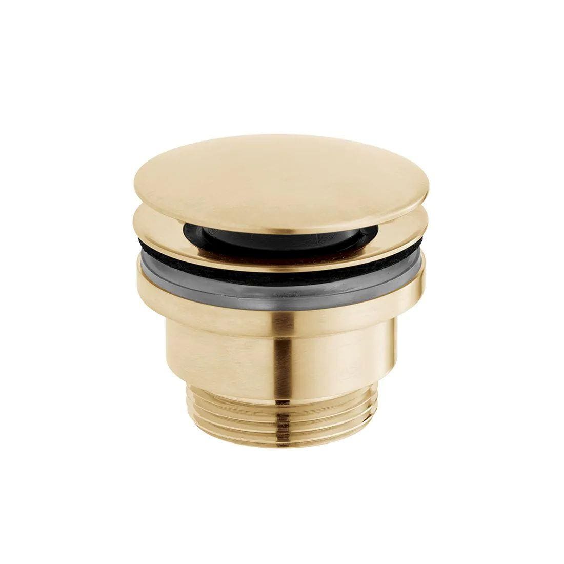 Vado Basin Waste Brushed Gold Vado Universal Click Clack Basin Waste