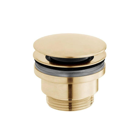 Vado Basin Waste Brushed Gold Vado Universal Click Clack Basin Waste