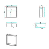 Aquarius Bathrooms Shelf Aquarius Shower Niche