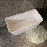 Crosswater Back To Wall Freestanding Bath Crosswater Artist Freestanding Double Ended Back to Wall Bath