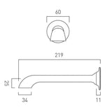 Vado Bath Spout Booth & Co. Axbridge Bath Spout