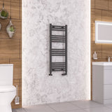 Eastbrook Wendover Straight Heated Towel Rail in Anthracite