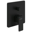 Villeroy & Boch Concealed Shower Valve Matt Black Villeroy & Boch Subway 3.0 2-Outlet Single Lever Trim Set Mixer