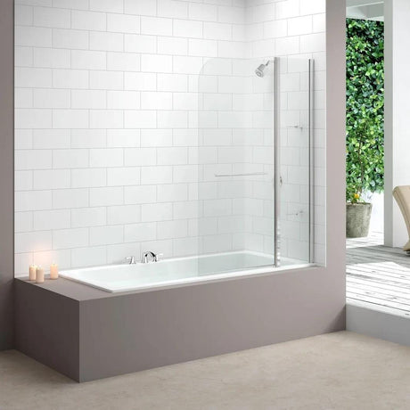 Merlyn Bath Screen Merlyn 2 Panel Curved Bathscreen with HydraSEAL Technology
