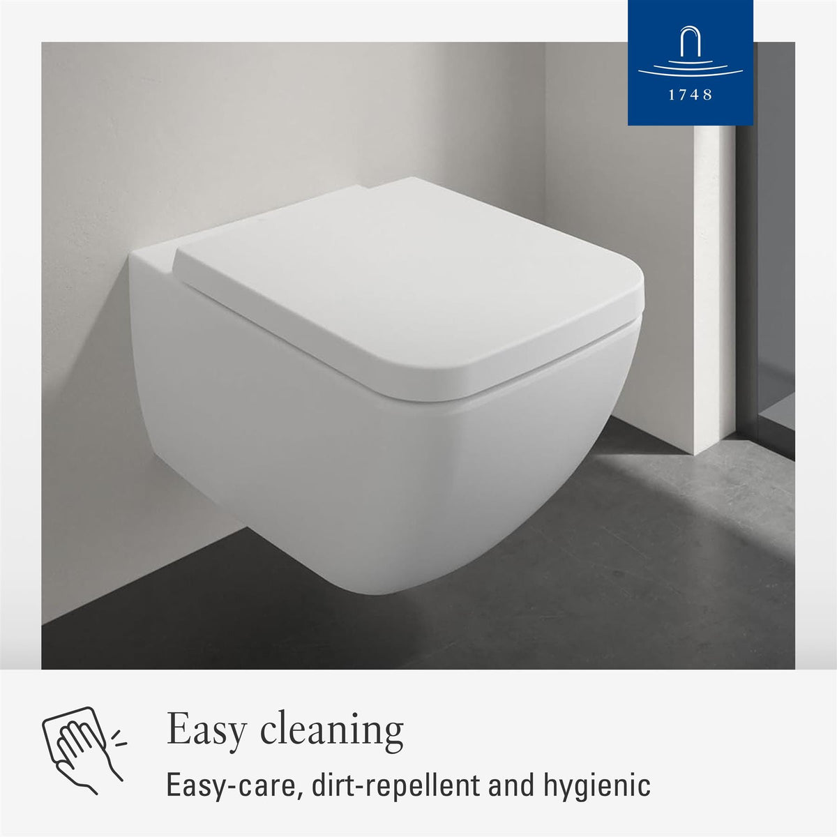 Villeroy & Boch Toilet Seat Villeroy & Boch Venticello Wrapover Soft Close, Quick Release Toilet Seat  in White Alpin
