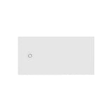 Roca Rectangle Shower Tray White / 1800 x 700mm ROCA Terran-N Superslim Stonex® Rectangular Shower Tray with Twist Colour Match Waste Cover