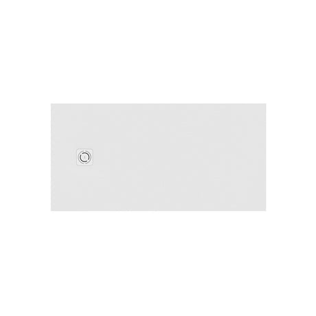 Roca Rectangle Shower Tray White / 1800 x 700mm ROCA Terran-N Superslim Stonex® Rectangular Shower Tray with Twist Colour Match Waste Cover