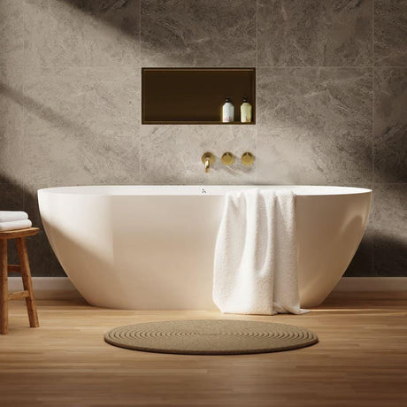 Crosswater Modern Freestanding Bath Gloss White / 1700 x 800mm Crosswater MPRO Freestanding Bath