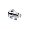 Imex Shower Brackets and Outlets Chrome Imex Round Wall Outlet Elbow with Handset Bracket