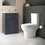 VitrA Close Coupled Toilet VitrA Zentrum Close Coupled Open Back Toilet with Soft Close Seat