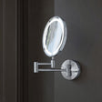 JTP Cosmetic and Shaving Mirror Chrome JTP Zoom Illuminated Magnifying Cosmetic and Shaving Mirror
