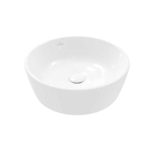 Villeroy & Boch Countertop Basin Villeroy & Boch Architectura Round 450mm Countertop Basin (with Overflow) in Alpin White