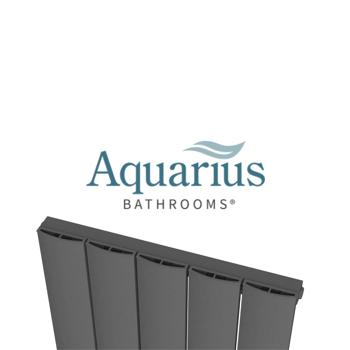 Aquarius Bathrooms Column Radiator Aquarius Wave Verical Panel Radiator